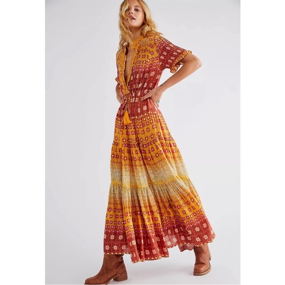 Free People Dresses & Skirts - Free People | Rare Feelings Maxi Dress